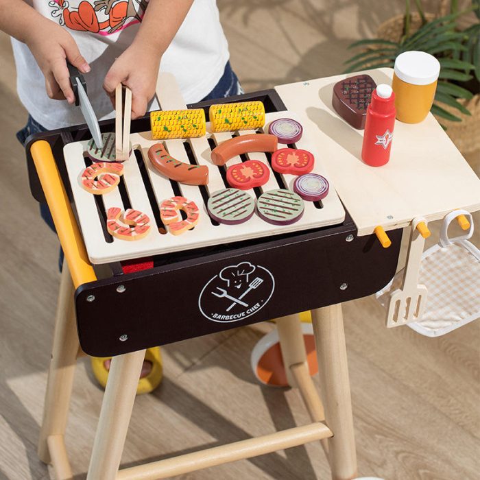 Pretend Play Barbeque Stand - Image 2