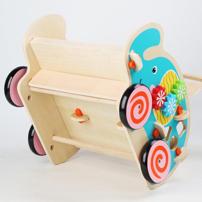 Wooden Elephant Baby Walker - Image 4