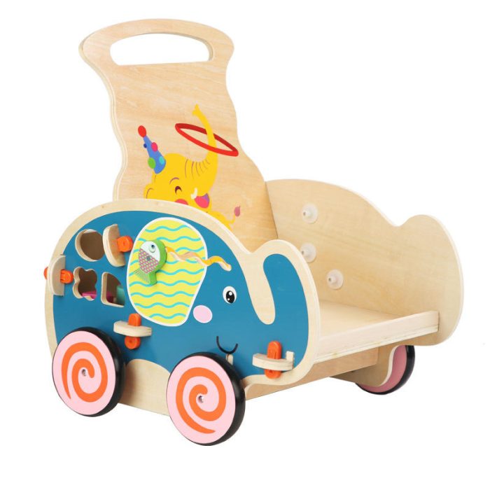 Wooden Elephant Baby Walker - Image 7